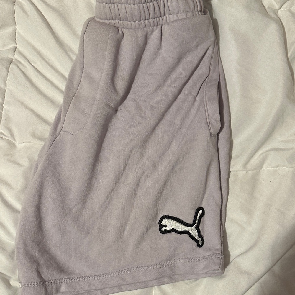 Puma Women's Athletic Shorts - Light Purple